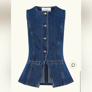 Meshki Abel Denim Vest Top